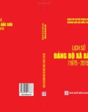 Ebook Lịch sử Đảng bộ xã Bắc Sơn (1975-2015): Phần 1