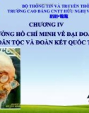 Tư tưởng Hồ Chí Minh về đại đoàn kết dân tộc và đoàn kết quốc tế, chương 4