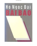 Những bài báo của Hồ Ngọc Đại: Phần 1