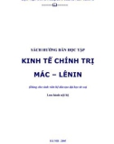 SÁCH HƯỚNG DẪN HỌC KINH TẾ CHÍNH TRỊ MÁC – LÊNIN