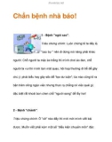 Chẩn bệnh nhà báo!