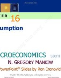 Lecture Macroeconomics (Sixth Edition): Chapter 16 - N. Gregory Mankiw