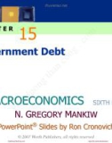 Lecture Macroeconomics (Sixth Edition): Chapter 15 - N. Gregory Mankiw