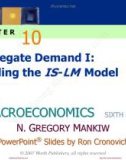 Lecture Macroeconomics (Sixth Edition): Chapter 10 - N. Gregory Mankiw