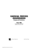 Ebook Chemical process engineering - Design and economics: Part 1