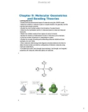 Lecture General Chemistry 1 - Chapter 9: Molecular Geometries and Bonding Theories