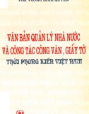 Công tác công văn, giấy tờ thời phong kiến Việt Nam: Phần 1