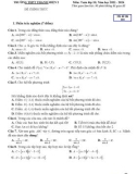 Đề thi giữa học kì 1 môn Toán lớp 10 năm 2023-2024 có đáp án - Trường THPT Thanh Miện 2, Hải Dương