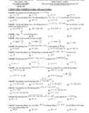 Đề kiểm tra KSCL đầu năm môn Toán lớp 11 năm 2017-2018 - THPT Nguyễn Huệ - Mã đề 478