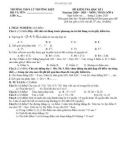 Đề thi học kì 1 môn Toán 6 năm 2020-2021 có đáp án - Trường THCS Lý Thường Kiệt