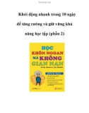 Khởi động nhanh trong 10 ngày để tăng cường và giữ vững khả năng học tập - Phần 2