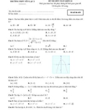 Đề thi KSCL lần 1 môn Toán lớp 10 năm 2017-2018 - THPTYênLạc2 - Mã đề 628