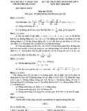 Tuyển tập đề thi chọn học sinh giỏi lớp 9 có đáp án môn: Toán (Năm học 2010-2011)