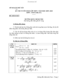 Hướng dẫn chấm đề thi tuyển sinh THPT môn Toán năm 2009 - Sở GD&ĐT Phú Yên (Hệ số 1)