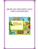 Bộ đề thi Violympic Toán lớp 4 năm 2016-2017