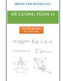 Đề cương ôn tập môn Toán lớp 11