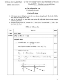 Hướng dẫn chấm thi kỳ thi tốt nghiệp THPT năm 2014 môn Toán - Giáo dục THPT