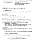 Đề thi chọn HSG Quốc gia THPT môn Toán năm 2020-2021 có đáp án - Bộ Giáo dục và Đào tạo