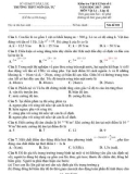 Đề kiểm tra bài số 1 môn Vậtlí lớp 12 năm 2017-2018 - THPT Ngô Gia Tự - Mã đề 021