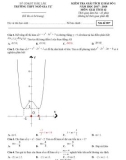Đề kiểm tra bài số 1 Giải tích lớp 12 năm 2017-2018 - THPT Ngô Gia Tự - Mã đề 007