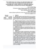 Phát triển năng lực tự học của sinh viên thông qua các hoạt động trải nghiệm trong môi trường số