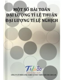 Một số bài toán đại lượng tỉ lệ thuận, đại lượng tỉ lệ nghịch