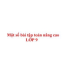 Một số bài tập toán nâng cao lớp 9