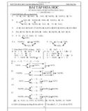 Dạng bài tập Hóa học vô cơ THCS - GV. Trần Văn Cân