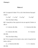 Bài tập trắc nghiệm môn hóa học lớp 10 Chương 6: Nhóm oxi