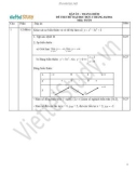 Đáp án Đề thi thử Đại học lần 2 môn Toán khối A, A1, B tháng 4/2014