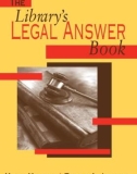 Ebook The library's legal answer book