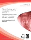 Ebook The electronic library: The international journal for the application of technology in information environments (World Wide Web applications in South Africa)