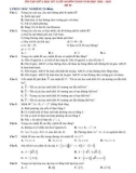 Đề thi giữa học kì 1 môn Toán lớp 10 năm 2022-2023 - Trường THPT Thủ Đức