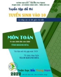 Tuyển tập đề thi tuyển sinh vào lớp 10 môn Toán từ năm 2000 đến năm 2020 - Tỉnh Khánh Hòa (Có đáp án và lời giải chi tiết)