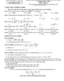 Đề kiểm tra môn Toán lớp 9 năm 2022-2023 có đáp án (Lần 2) - Phòng GD&ĐT Vĩnh Yên