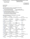 Đáp án và đề thi tốt nghiệp trung học phổ thông năm 2011 môn Tiếng Đức - Mã đề 748