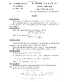 Đề Thi Thử ĐH Môn TOÁN Lần I - THPT Chuyên Lê Quý Đôn [2009 - 2010]