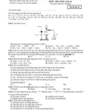 Đề thi thử THPT quốc gia năm 2014-2015, lần 2 có đáp án môn: Hóa học - Trường THPT chuyên Long An (Mã đề thi 132)