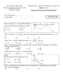 Đề thi KSCL môn Toán 12 năm 2019-2020 có đáp án - Trường THPT Nguyễn Đức Cảnh (Lần 1)