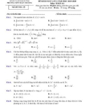 Đề thi KSCL môn Toán 12 năm 2019-2020 có đáp án - Trường THPT Đoàn Thượng (Lần 2)