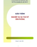 Giáo trình Nghiệp vụ thư ký văn phòng - Trường CĐ Kinh tế - Kỹ thuật Bạc Liêu