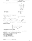 Đề thi minh họa THPT Quốc gia năm 2017 môn Toán - Mã đề 028