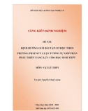 Sáng kiến kinh nghiệm THPT: Định hướng giải bài tập cơ học theo phương pháp suy luận tương tự góp phần phát triển năng lực cho học sinh THPT