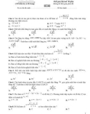 Đề kiểm tra giữa học kì 1 môn Toán lớp 12 năm 2021-2022 có đáp án - Trường THPT Nguyễn Văn Khải