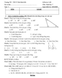 Đề kiểm tra 1 tiết học kì 2 môn Toán (HH) lớp 7 năm 2019-2020 - TH&THCS Vĩnh Bình Bắc