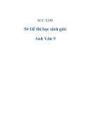 50 đề thi học sinh giỏi môn Tiếng Anh lớp 9