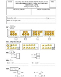 Đề thi học kì 1 môn Toán lớp 1 năm 2022-2023 - Trường Tiểu học Nghĩa Trung - Nghĩa Hưng