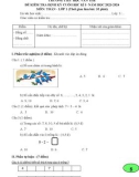 Đề thi học kì 1 môn Toán lớp 1 năm 2023-2024 có đáp án - Trường Tiểu học Vân Thê