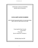 Sáng kiến kinh nghiệm THPT: Phân tích đề tham khảo môn vật lí kì thi Trung học phổ thông quốc gia 2018 và đề xuất một số bài toán mới