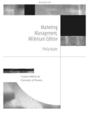 Marketing Management, Millenium EditionPhilip KotlerCustom Edition for University of Phoenix